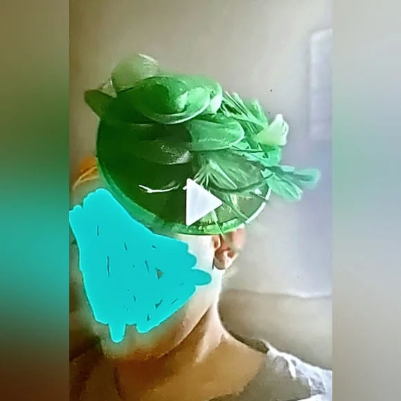 ❤NWT! Green Kentucky Derby Or Church Hat - Picture 3 of 5